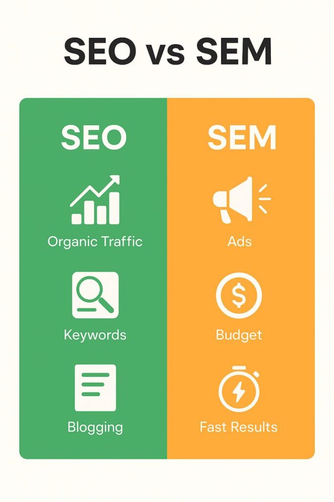 SEO vs SEM